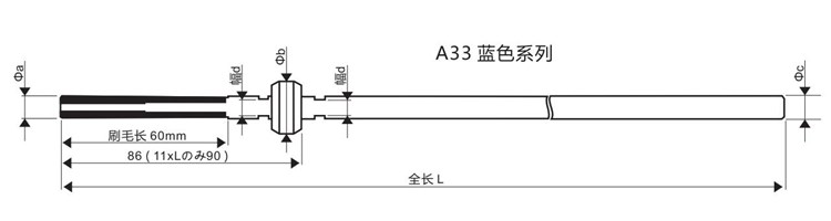 藍(lán)色深孔研磨刷